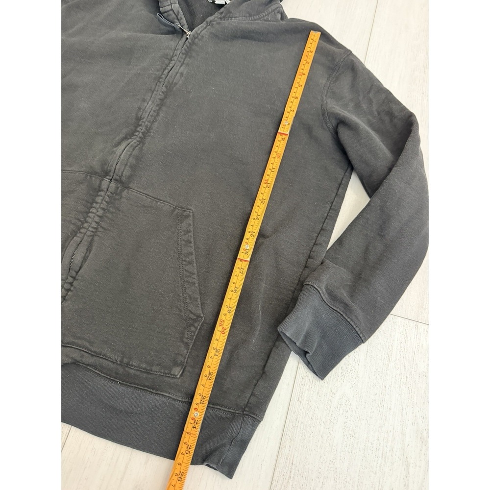 Standard James Perse Full Zip Hoodie Sweatshirt Sz 3 Black - Picture 5 of 6